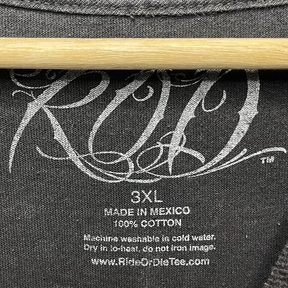 David Gonzales Art Ride or Die Stairway to Heaven T-Shirt Mens Size 3XL - Picture 2 of 5